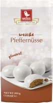 Lambertz Christmas Weiss Pfeffernüsse glasiert 200g, Display, 288pcs