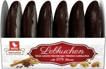 Lambertz Christmas Weiss Weissella Oblatenlebkuchen Zartbitter, 200g, Display, 315pcs