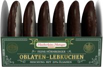 Lambertz Christmas Haeberlein Metzger Oblatenlebkuchen Zartbitter, 200g