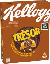 Kelloggs Tresor Choco, Caramel & Peanut Flavour 410g