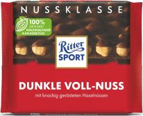 Ritter Sport Dunkle Voll-Nuss (Nuss-Klasse) 100g