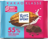 Ritter Sport Kakao-Klasse 55% Ghana - Die Milde 100g