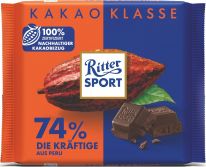 Ritter Sport Kakao-Klasse 74% Peru - Die Kräftige 100g
