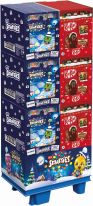 Nestle Christmas Smarties/Kitkat Adventskalender 2 sort, Display, 60pcs