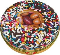 Jelly Belly Donut Schmuckdose Donut Mix, 28g Metalldose