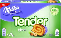 MDLZ DE Milka Tender Nut 5er 185g, 12pcs