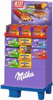 Mondelez Milka/Cadbury 152-185g, Display, 152pcs