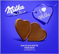 Mondelez DE I love Milka Hauchzarte Herzen 130g