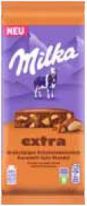 Mondelez Milka Extra Karamell-Salz-Mandel Tafel 190g