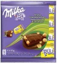 MDLZ EU Riegel - Whole milk and Nuts 3 Pack, 135g