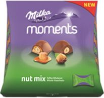 MDLZ EU Milka Moments Assortment Box Nuts 169g