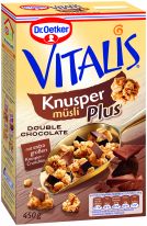 Dr.Oetker Vitalis - Knusper Müsli Plus Double Chocolate 450g