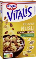 Dr.Oetker Vitalis - Knuspermüsli Schoko Banane 450g