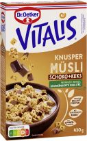 Dr.Oetker Vitalis - Knuspermüsli Schoko+Keks 430g