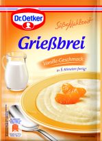 Dr.Oetker Bakery Powder - Grießbrei Vanille-Geschmack 90g