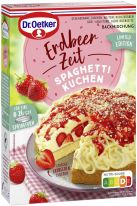 Dr.Oetker Bakery Powder - Erdbeer Zeit Spaghetti Kuchen 335g