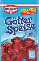 Dr.Oetker Backzutaten - Götterspeise Instant Kirsch-Geschmack 100g