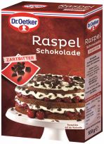 Dr.Oetker Backzutaten - Raspelschokolade Zartbitter 100g