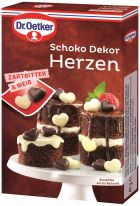 Dr.Oetker Backzutaten - Schoko Dekor Herzen 47g