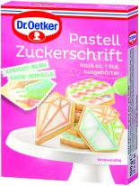 Dr.Oetker Backzutaten - Pastell Zuckerschrift 100g