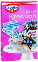 Dr.Oetker Backzutaten - Dekor Kreation Blauer Mix 60g
