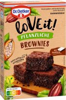 Dr.Oetker Backzutaten - LoVE it! Pflanzliche Brownies 480g