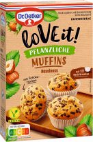 Dr.Oetker Backzutaten - LoVE it! Pflanzliche Muffins 435g