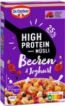 Dr.Oetker Backzutaten - High Protein Müsli Beeren & Joghurt 400g