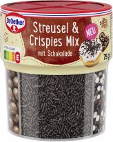 Dr.Oetker Backzutaten - Streusel & Crispies Schoko 75g