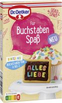 Dr.Oetker Backzutaten - Für Buchstaben Spaß Bunter Mix 50g