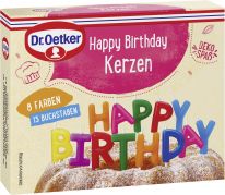 Dr.Oetker Backzutaten - Happy Birthday Kerzen 19g