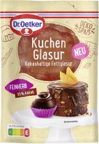 Dr.Oetker Backzutaten - Kuchenglasur Feinherb 150g