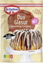 Dr.Oetker Backzutaten - Duo Glasur Black & White 125g