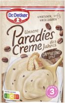 Dr.Oetker Backzutaten - Paradies Creme des Jahres Cappuccino Style 55g