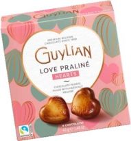 Guylian Valentine/Muttertag Praliné-Herzen Nuss-Nougat 42g