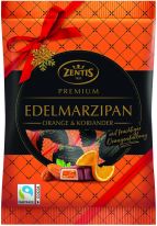 Zentis Christmas - Edelmarzipan Pralinés Orange / Koriander 5x20g