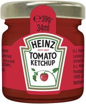 Heinz Roomservice Tomato Ketchup Gläschen 80 x 34ml