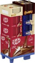 Nestle Kitkat/Lion/Smarties Mini 4 sort, Display, 100pcs