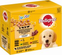 Pedigree Portionsbeutel Multipack Junior Gemischte Selektion in Gelee 12 x 100g