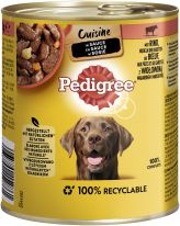 Pedigree Dose Cuisine in Sauce mit Rind, Nudeln und Karotten 800g