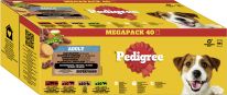 Pedigree Multipack Portionsbeutel Land-Selektion in Sauce 4 Varietäten 40x100g