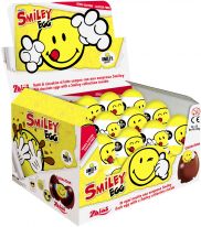 Zaini - Chocolate Eggs With Surprise - 24 Units Display - Smiley 20g