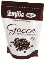 Zaini - Emilia Dark Chocolate Drops Resealable Bag 1000g