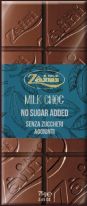 Zaini - No Added Sugar Milk Chocolate Bar - Milk Choc 75g, 12pcs