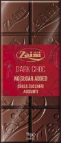Zaini - No Added Sugar Dark Chocolate Bar - Dark Choc 75g, 12pcs