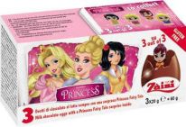 Zaini - Chocolate Eggs With Surprise - Tripack - Princess Fairy Tales 60g