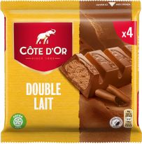 MEU CoteDor Bars 4-Pack Double Milk, 184g