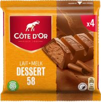MEU CoteDor Bars 4-Pack Dessert 58, 180g
