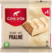MEU CoteDor Bars 4-Pack White Praline, 184g