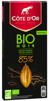 MEU CoteDor Puur / Noir 85% BIO 90g